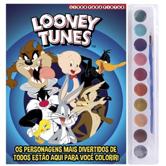 Looney Tunes Livro Para Pintar Com Aquarela - 1