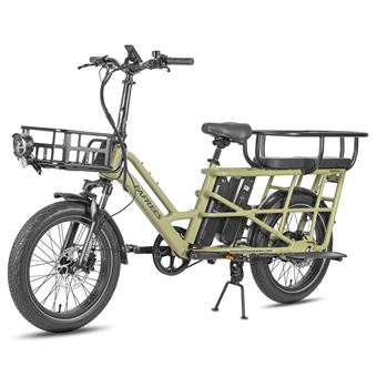 Bicicleta Elétrica Utilitária Fafrees FF20 CUV | Bateria Dupla | Verde - 1