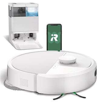 Aspirador Robot com Mopa iRobot Roomba Plus 405 Combo Robot + AutoWash Dock | 180 min | Branco - 1