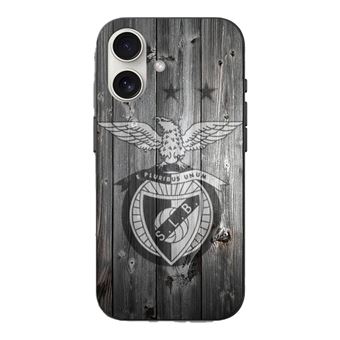 Capa Maniacase para Iphone 16 slb benfica fundo cinzento - 1