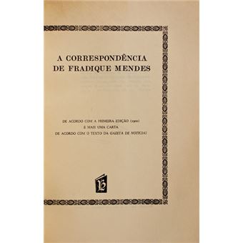 A correspondência de fradique mendes. - 1