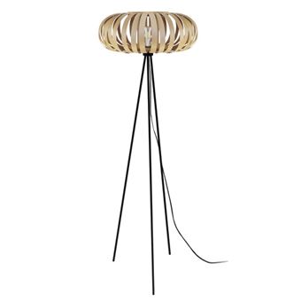 Candeeiro Pé Alto Tosel Bokblad Trépied | 40 cm | 1 Luzes - Branco e multicor - 1