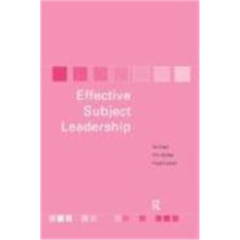 Effective Subject Leader - 1