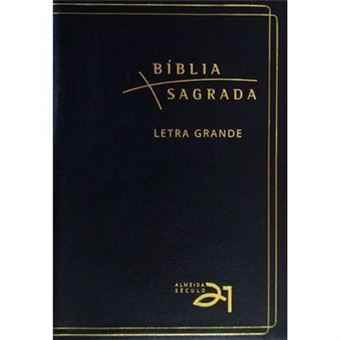 Bíblia A21. Letra Grande Luxo - Capa Preta - 1