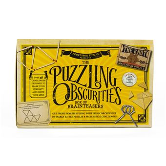10 Quebra-cabeças de Bolso Professor Puzzle MB3216 | Obscuridades Enigmáticas - 1