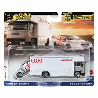 Hot Wheels Premium Car Culture Equipa de Transporte Audi S4 - 1