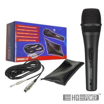 Microfone Profissional Hq-Power Com Cabo 4M Hq Power - 1