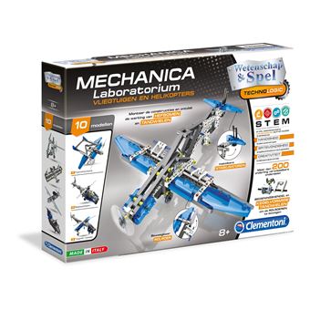 Laboratório de Mecânica Clementoni 66774 Helicóptero Azul