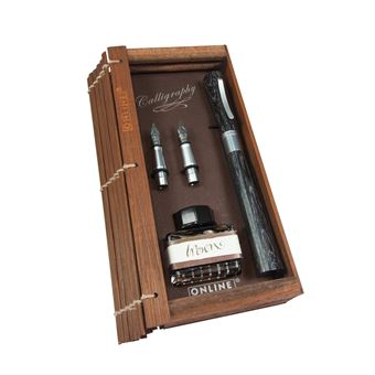 Kit de Caligrafia ONLINE Schreibgeräte Newood | Prateado - 1