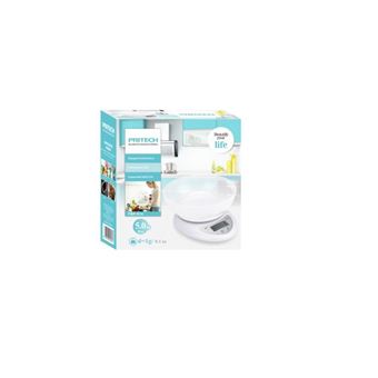 Balança de Cozinha Eletrónica PRITECH PBP-614 - Branco - 1