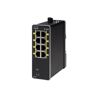 Switch de Rede Cisco IE-1000-6T2T-LM | Preto - 1