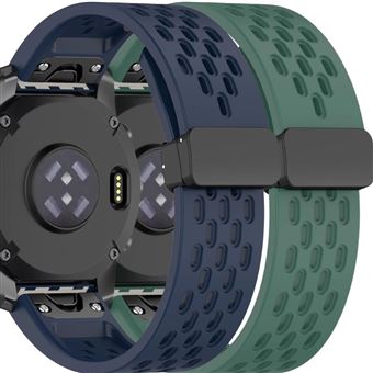 Pack 2x Bracelete Antiimpacto SnapFlow para Garmin Fenix 8 Pro Azul e Verde - 1
