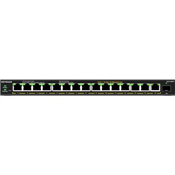 Switch de Rede NETGEAR 16-Port High-Power PoE+ Gigabit Ethernet Plus Switch (231W) with 1 SFP port (GS316EPP) | Preto - 1