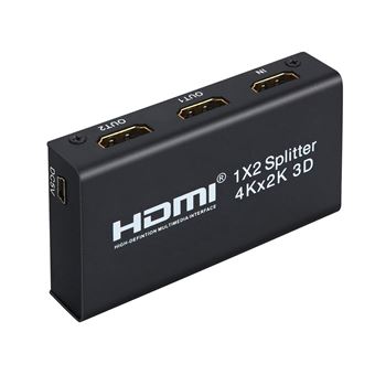 Splitter Multi4you Multiplicador HDMI 1 x 2 4K 2K Suporte 3D - 1 Entrada 2 Saídas - 1