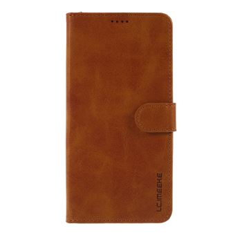 Capa Magunivers de PU Castanho para Samsung Galaxy S10 5G