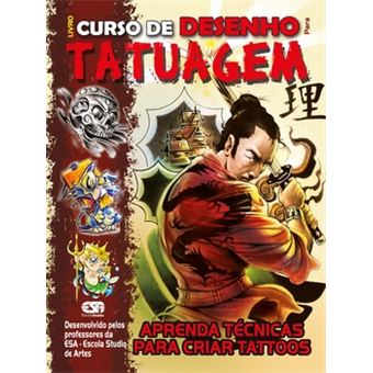 Livro Curso De Desenho Tatuagem - 1