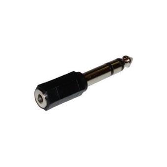 Ficha 6.5 mm Macho - Conector 3.5 mm Fêmea - 1
