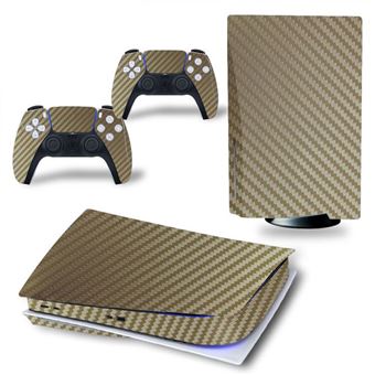 Autocolantes de Proteção HSMY para Consola Sony PS5 Edition Standard - Dourado -gold - 1