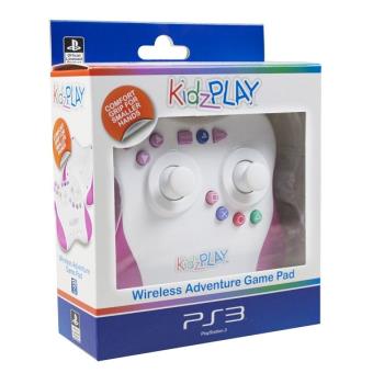 Comando Kidzplay Infantil Wireless Oficial L.Sony Rosa Para Ps3 - 1