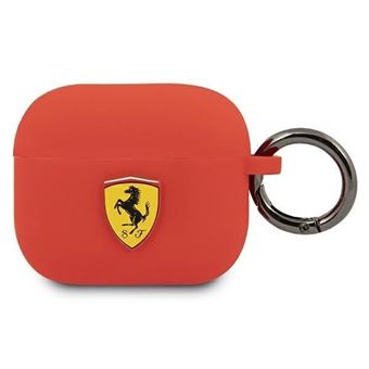 Capa Original Silicone Ferrari Airpods 3 Vermelho - 1
