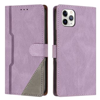 Capa FOXDOCK para iPhone 11 Pro | Fecho Magnético | Pele TPU Macia | 3 Compartimentos para Cartões | Função de Suporte | Roxo - 1