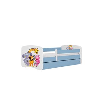 Cama 180 x 80 cm Kocot Kids com gaveta BabyDreams Zoo Blue - 1