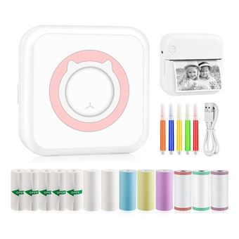 Impressora térmica de fotos bluetooth Guk com 13 rolos iOS Android - 1