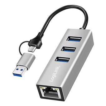 Hub de Interface LogiLink UA0440 | Cinzento - 1