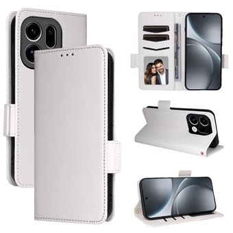 Capa FOXDOCK para OPPO Find X9 | Prova de Choque | Magnética| TPU | Suporte para Cartão | Branco - 1