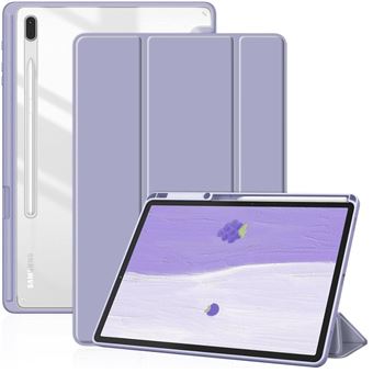 Capa Crystal Folio Antiimpacto para Samsung Galaxy Tab S9 FE 11.0 | Lavanda - 1