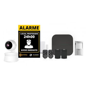 Central de Alarme Inteligente 4G+WIFI+GSM ENNIO SECURITY HY100-4G+HY22 - Kit PRO - 1