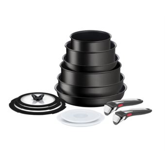 Conjunto de Fritura Tefal Ingenio Unlimited L39592 | Preto - 1