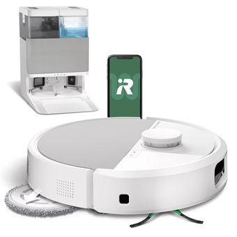 Aspirador Robot com Mopa iRobot Roomba Plus 505 Combo Robot + AutoWash Dock | 105 min | Branco - 1