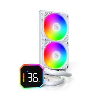 Refrigerador Líquido All-in-one Montech HyperFlow Digital 240 | Branco - 1