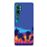 Capa Hapdey para Xiaomi Mi Note 10 - Note 10 Pro - CC9 Pro | Silicone Flexível em TPU | Design Tarde na praia, palmeiras - Transparente_0