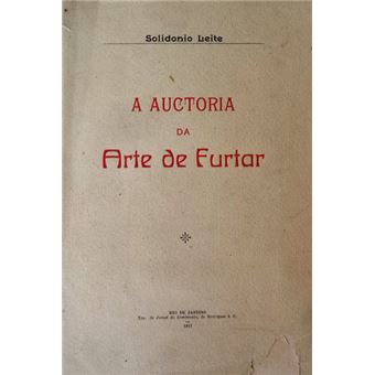 A auctoria da arte de furtar. - 1