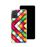 Capa Hapdey para Samsung Galaxy A71 | Silicone Flexível em TPU | Design Abstrato, quadrado mosaico geométrico moderno - Transparente_2