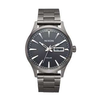 Relógio Homem Nixon Sentry Solar A1346-131 | Aço Inoxidável Cinza - 1