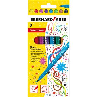 Caneta de feltro Eberhard Faber Glitter felt-tip pen pastel - 1