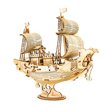 Modelo 3D Navio diplomático japonês | 91 peças - 1
