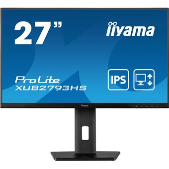 Monitor iiyama XUB2793HS-B5 | LED | FHD | 4 ms | 75 Hz | 27" | E - 1