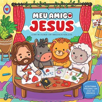 Meu Amigo Jesus: Livro De Colorir Com Versículos Bíblicos - 1