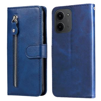 Capa ZURSANA para Xiaomi Redmi 15C 4G | Couro | Flip | Ranhuras para Cartões | Fecho Magnético | Azul - 1