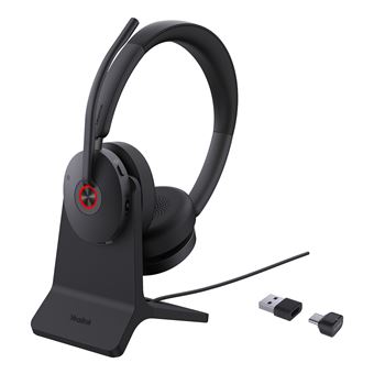 Auscultadores Bluetooth Yealink BH74 + Stand Teams USB-C/A | Preto - 1