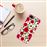 Capa Hapdey para iPhone 7 Plus - 8 Plus Design Rosas Vermelhas em Silicone Flexível e TPU Cor-de-Rosa_1