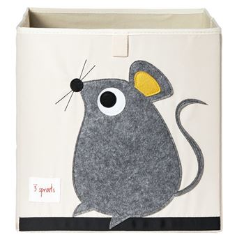 Caixa de Arrumação 3 Sprouts SP3UBXMOU | Bege, Cinzento - 1