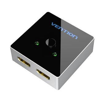 Comutador Bidirecional Vention | Splitter and Switch HDMI | 2 Portas - Cinza Metalizado - 1