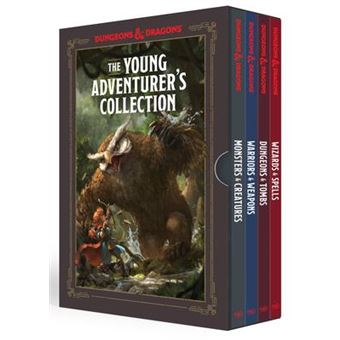 The Young Adventurer's Collection [Dungeons & Dragons 4-Book Boxed Set] : Monsters & Creatures, Warriors & Weapons, Dungeons & Tombs, and Wizards & Spells - 1