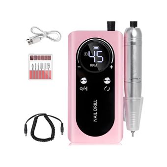 Máquina de Broca de Unhas Orysin | Recarregável | 45.000rpm | LCD - 1