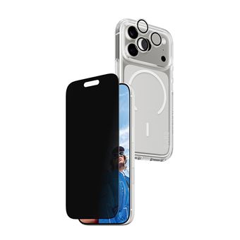 Protetor de Ecrã para Telemóvel PanzerGlass PanzerGlass® | CARE by PanzerGlass® 3-in-1 Flagship Privacy Bundle iPhone 17 Pro | Transparente - 1